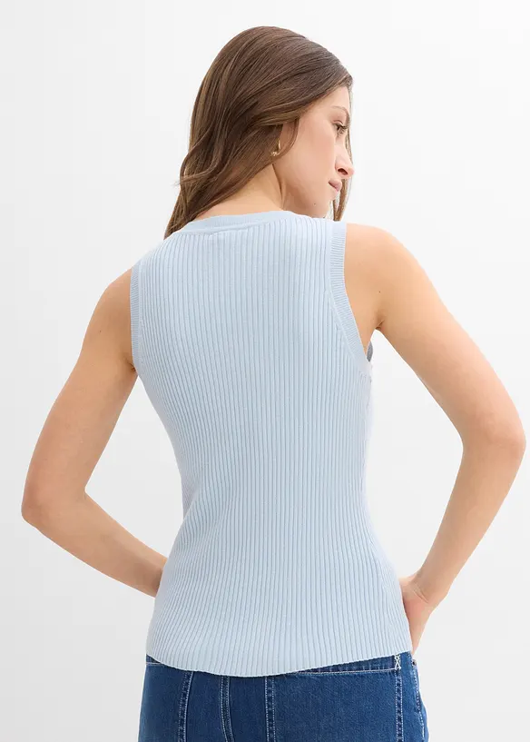 Pleten&yacute; top s visk&oacute;zou, bonprix