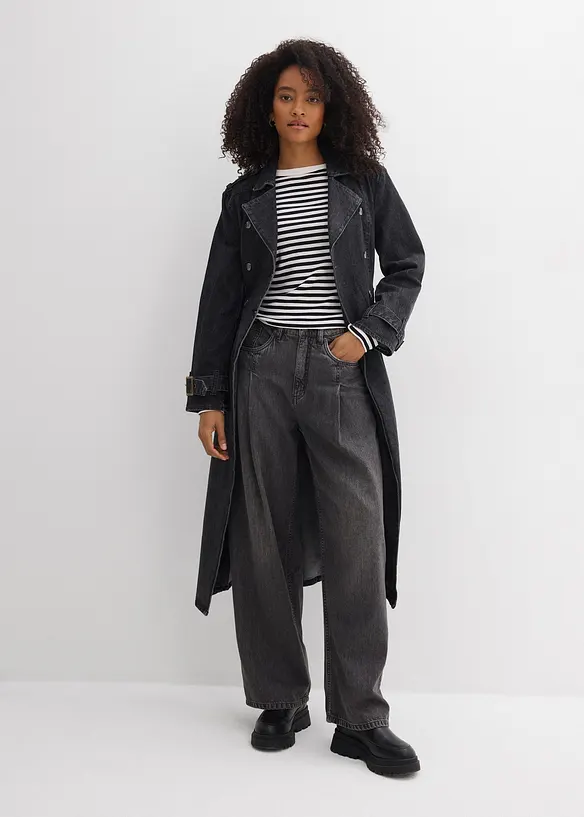 Dž&iacute;ny Wide Leg, High Waist, bonprix