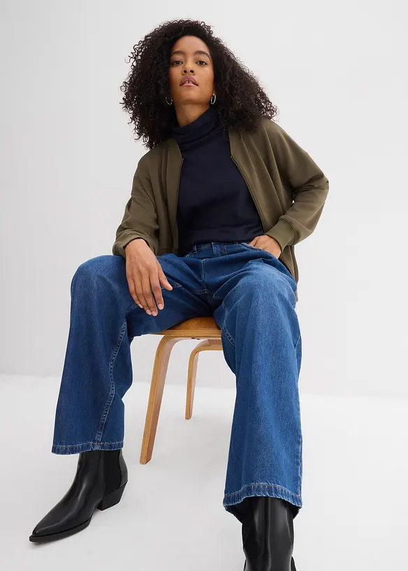 Dž&iacute;ny Wide Leg, High Waist, bonprix