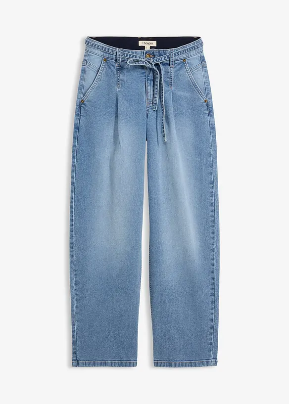 Dž&iacute;ny Barrel, Mid Waist, bonprix