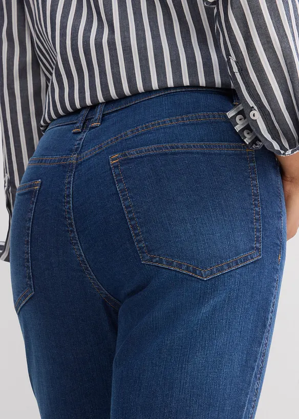 Dž&iacute;ny Bootcut, High Waist, bonprix