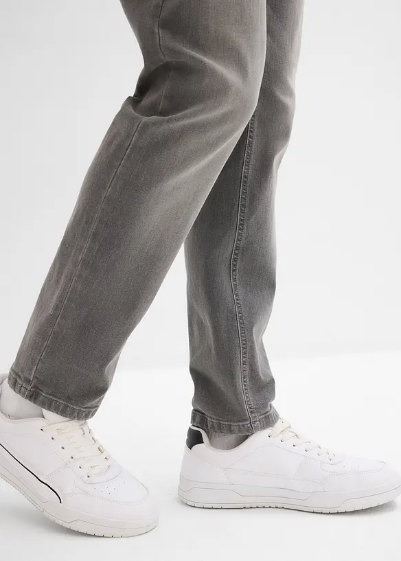 Strečov&eacute; dž&iacute;ny Regular Fit s p&aacute;skem, Straight, bonprix