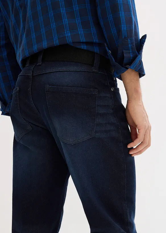 Strečov&eacute; dž&iacute;ny Regular Fit s p&aacute;skem, Straight, bonprix