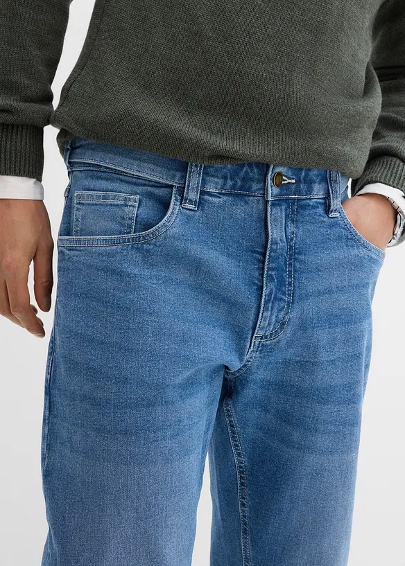 Strečov&eacute; dž&iacute;ny Relaxed Fit, Straight, bonprix