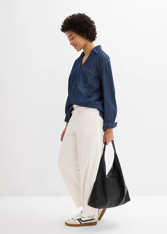 Culotte kalhoty z čist&eacute; organick&eacute; bavlny, bonprix