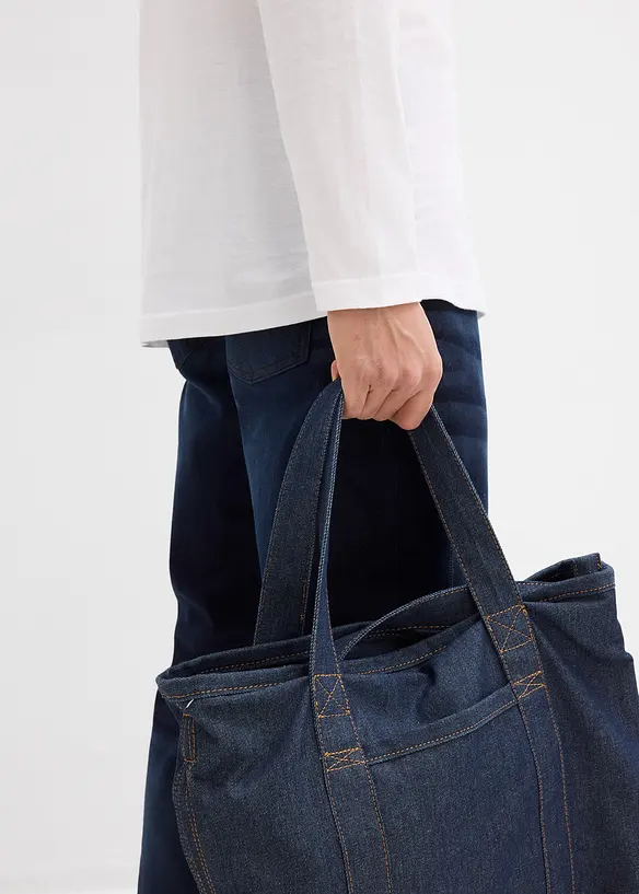 Tričko s dlouh&yacute;m ruk&aacute;vem z čist&eacute; bavlny, bonprix