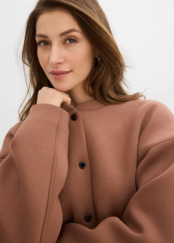 Bluzon z pohodln&eacute;ho materi&aacute;lu scuba, bonprix