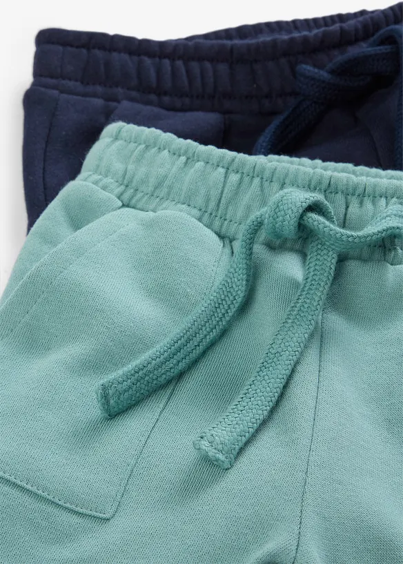 Joggingov&eacute; kalhoty z čist&eacute; organick&eacute; bavlny (2 ks v balen&iacute;), bonprix