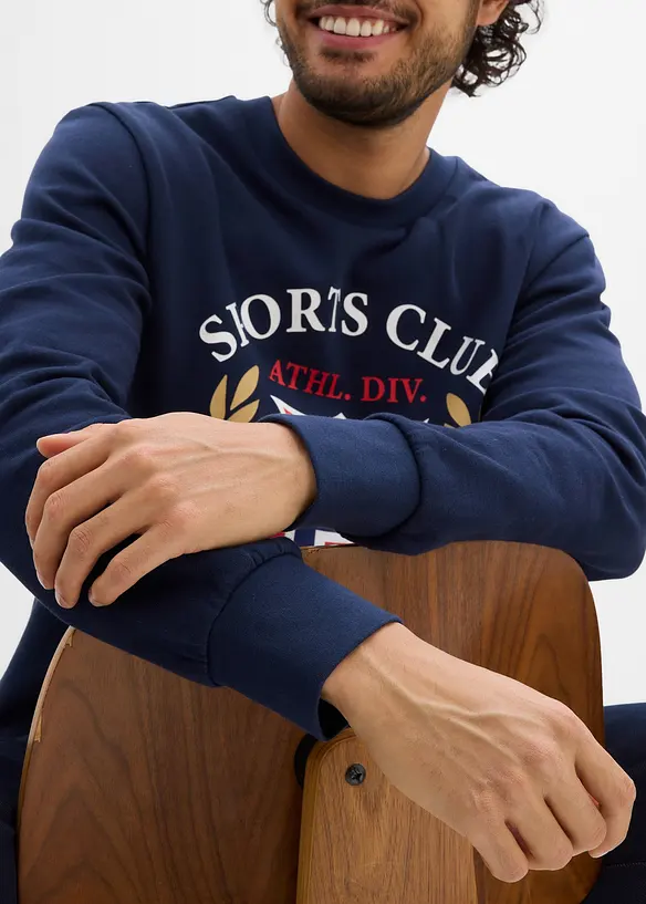 Mikina z čist&eacute; bavlny, bonprix