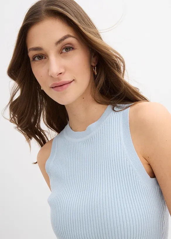 Pleten&yacute; top s visk&oacute;zou, bonprix