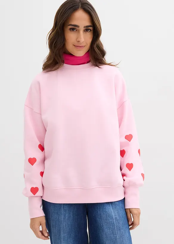 Mikina z bavlněn&eacute; směsi, bonprix