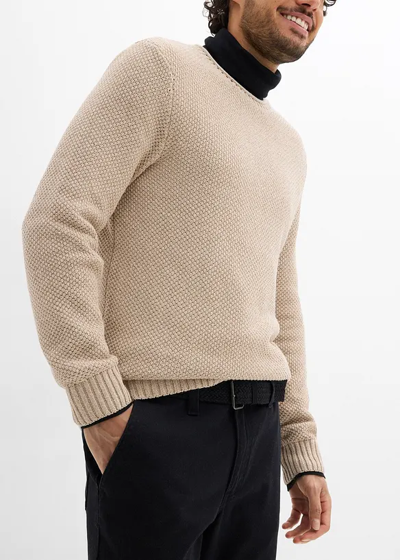 Strečov&eacute; chino kalhoty Regular Fit s pohodln&yacute;m pasem a opaskem, Straight, bonprix