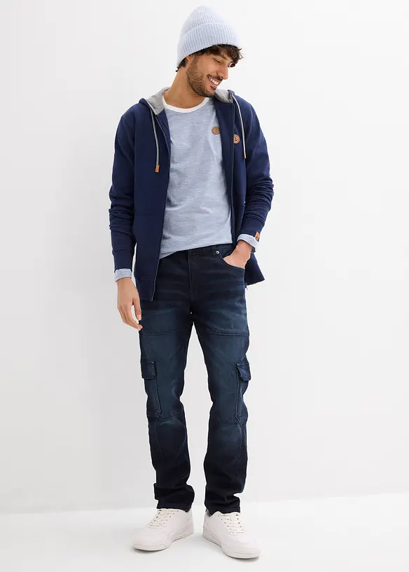 Triko s dlouh&yacute;m ruk&aacute;vem, z čist&eacute; organick&eacute; bavlny, bonprix