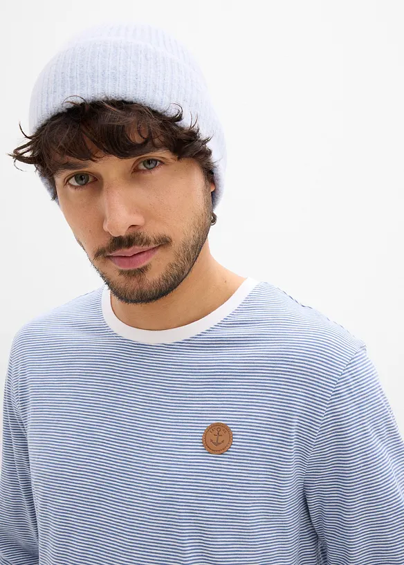 Triko s dlouh&yacute;m ruk&aacute;vem, z čist&eacute; organick&eacute; bavlny, bonprix