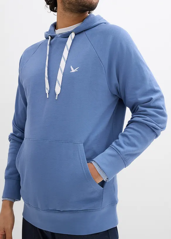 Mikina s kapuc&iacute;, z organick&eacute; bavlny, bonprix