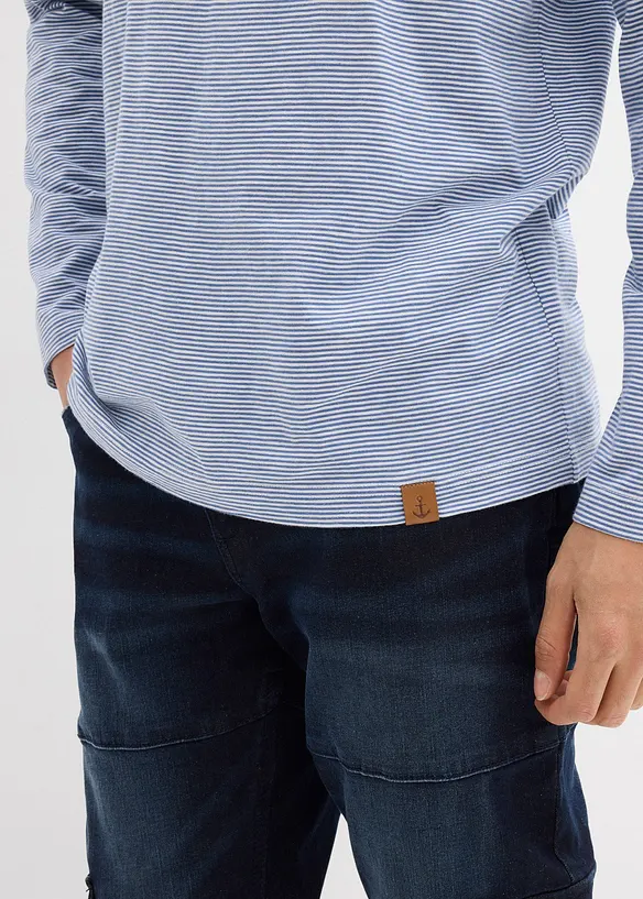 Triko s dlouh&yacute;m ruk&aacute;vem, z čist&eacute; organick&eacute; bavlny, bonprix