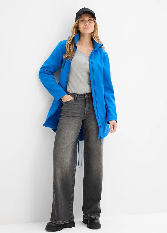 Softshellov&aacute; parka, vodoodpudiv&aacute;, bonprix