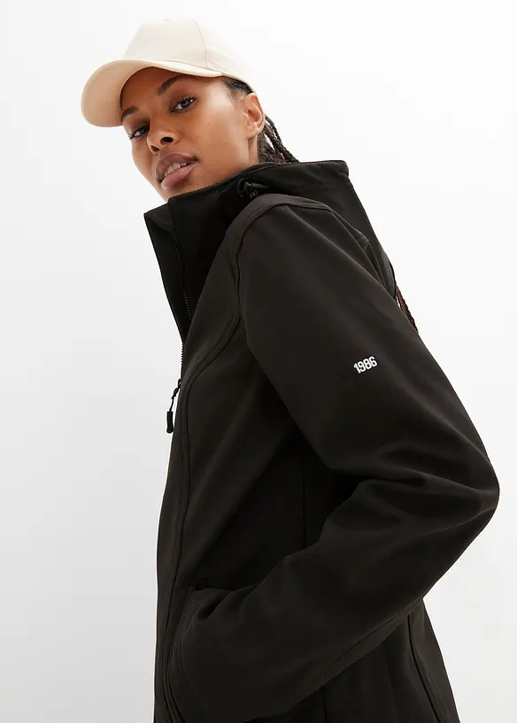 Softshellov&aacute; parka, vodoodpudiv&aacute;, bonprix