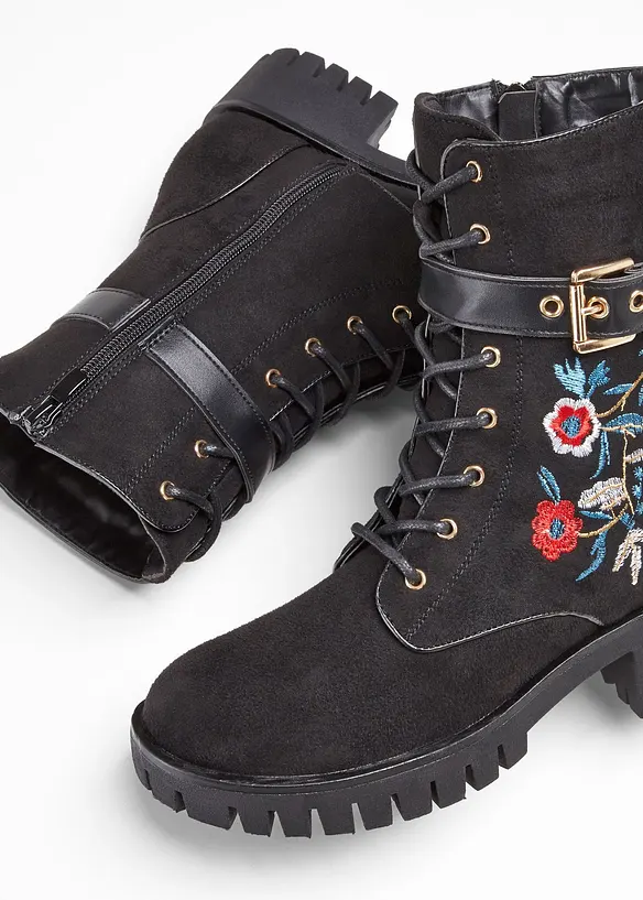 &Scaron;něrovac&iacute; kotn&iacute;kov&aacute; obuv s v&yacute;&scaron;ivkou, bonprix