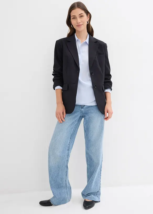 Dž&iacute;ny Wide Leg, High Waist, Full Length, bonprix