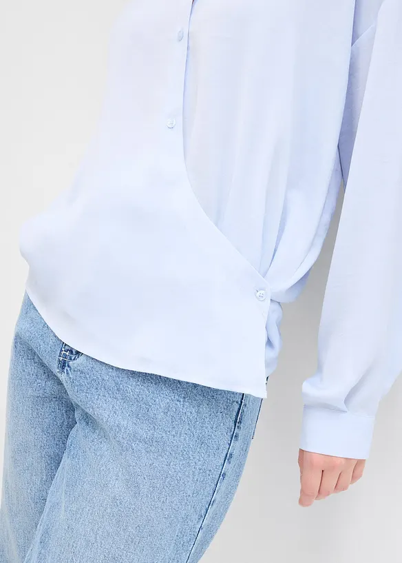 Ko&scaron;ilov&aacute; halenka ze spl&yacute;vav&eacute;ho sat&eacute;nu, bonprix