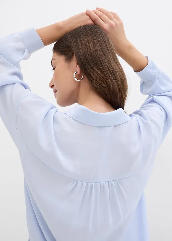 Ko&scaron;ilov&aacute; halenka ze spl&yacute;vav&eacute;ho sat&eacute;nu, bonprix