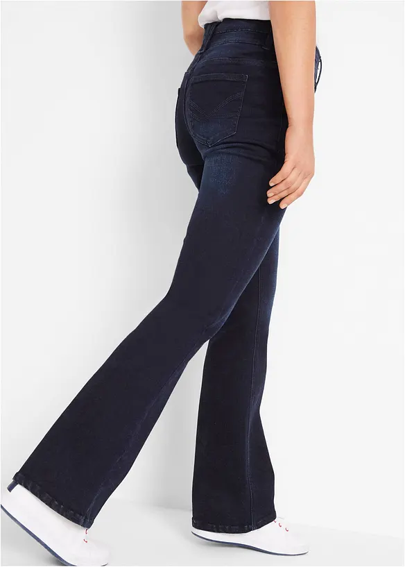 Tvaruj&iacute;c&iacute; dž&iacute;ny Bootcut, High Waist, Ultra Soft, bonprix