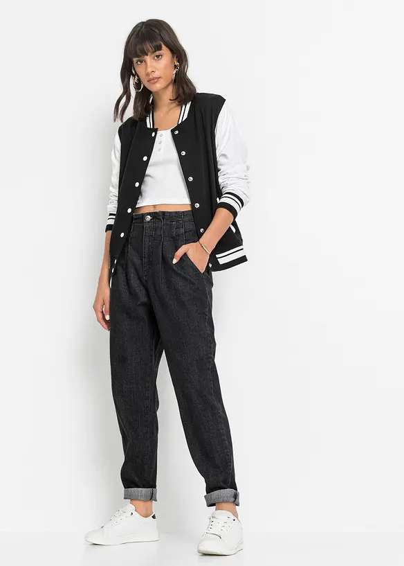 Strečov&eacute; ž&iacute;ny Mom, High Waist, bonprix