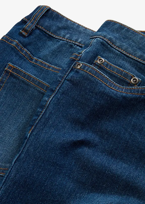 Strečov&eacute; dž&iacute;ny Wide Leg, Mid Waist, bonprix