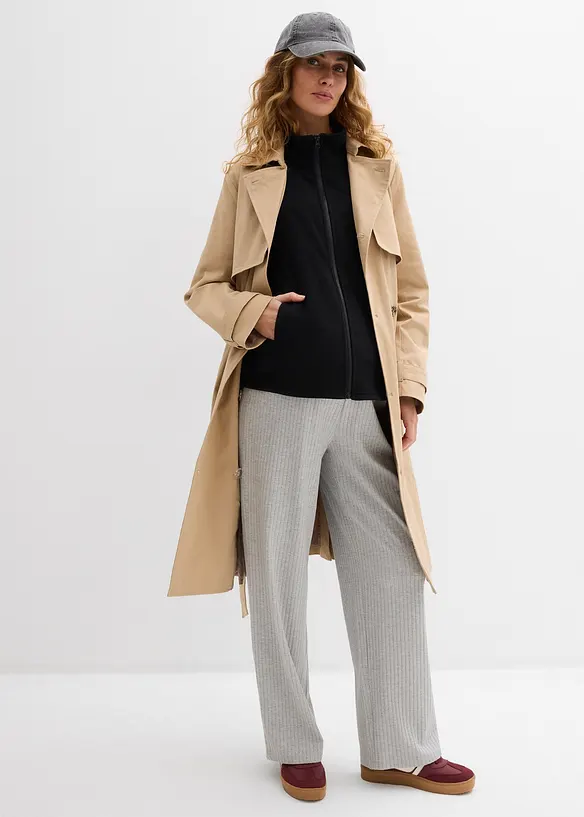 Těhotensk&aacute; vesta 3 v 1 s fl&iacute;sovou vsadkou na no&scaron;en&iacute; miminka, bonprix