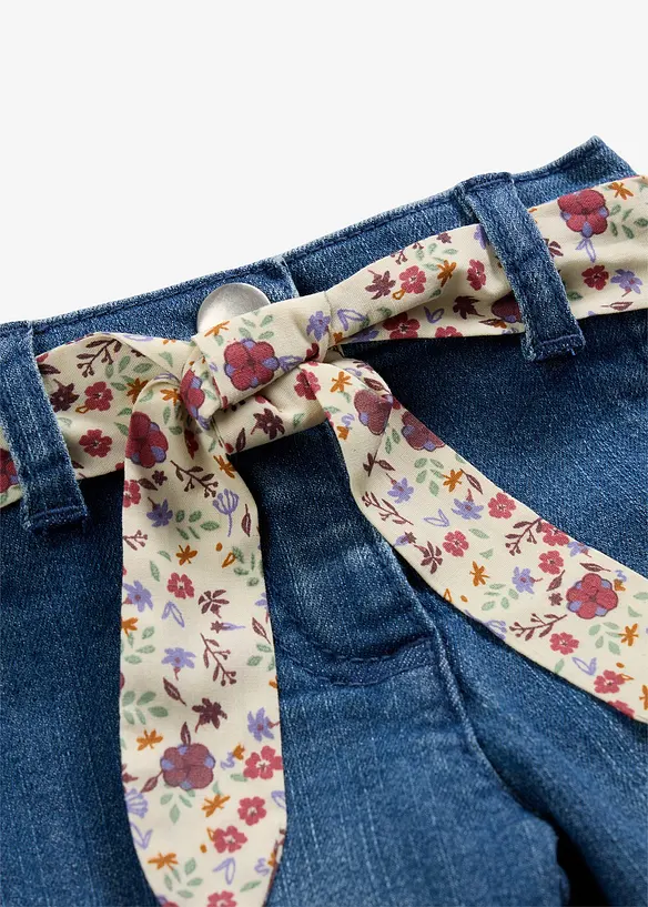 Dž&iacute;ny bez zap&iacute;n&aacute;n&iacute;, s p&aacute;skem, bonprix