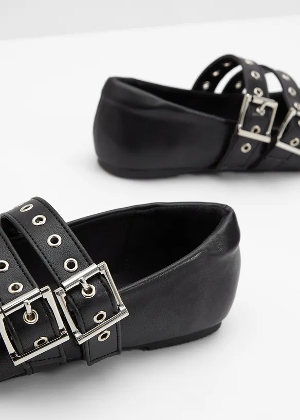 Baler&iacute;ny Mary Jane s polstrovanou st&eacute;lkou, bonprix