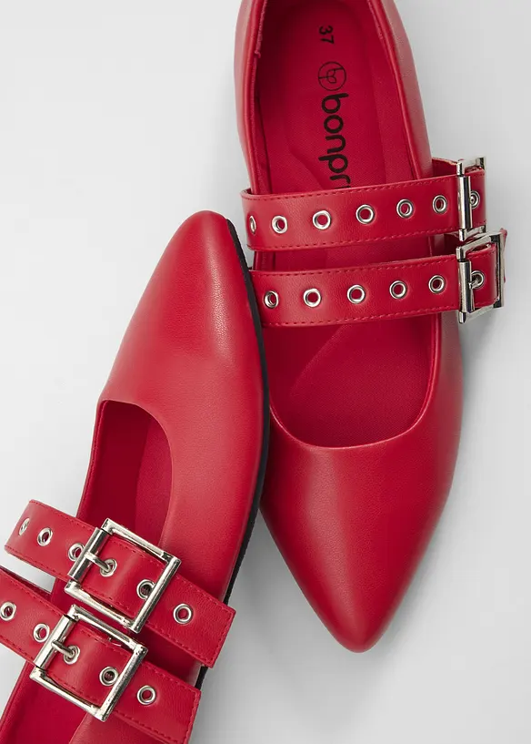 Baler&iacute;ny Mary Jane s polstrovanou st&eacute;lkou, bonprix