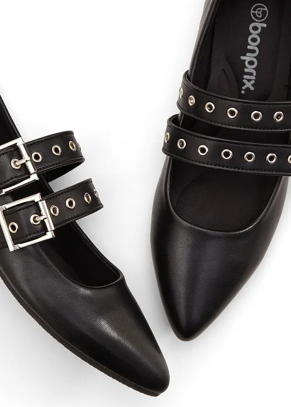 Baler&iacute;ny Mary Jane s polstrovanou st&eacute;lkou, bonprix