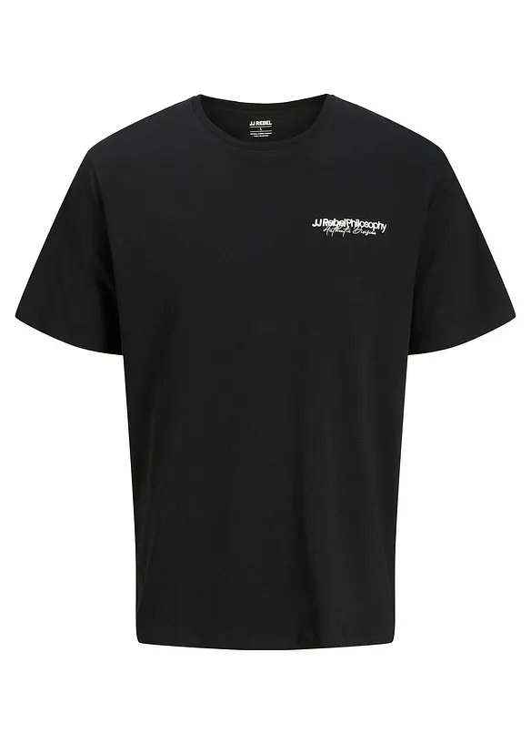 Tričko JJ REBEL z čist&eacute; bavlny, Loose Fit, JJ REBEL