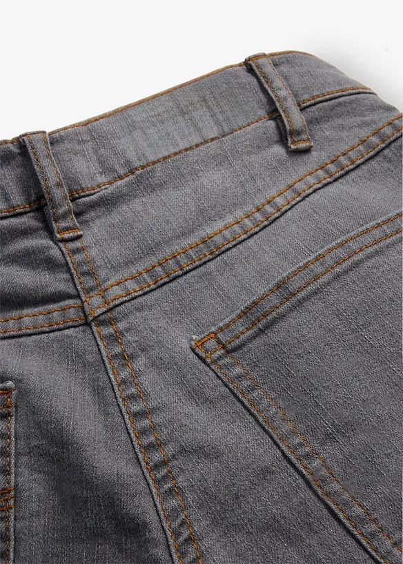 Strečov&eacute; dž&iacute;ny Mid Waist, Straight, bonprix