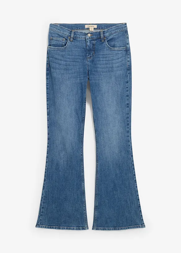 Dž&iacute;ny Flared, Mid Waist, bonprix