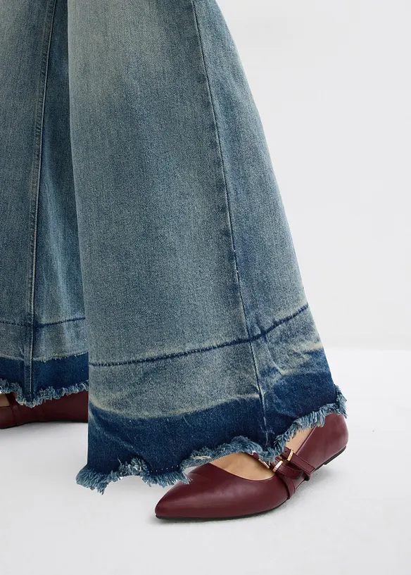 Dž&iacute;ny Wide Leg, Mid Waist, bonprix