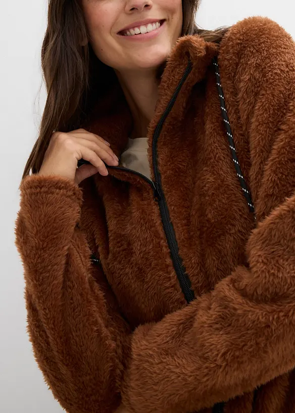 Bunda z medv&iacute;dkov&eacute;ho fl&iacute;su, bonprix