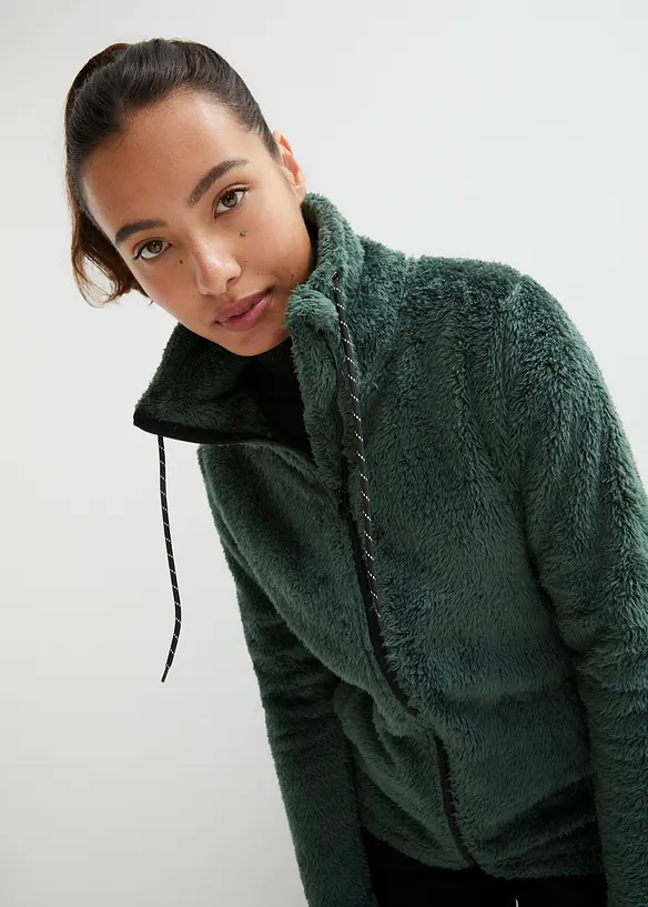 Bunda z medv&iacute;dkov&eacute;ho fl&iacute;su, bonprix