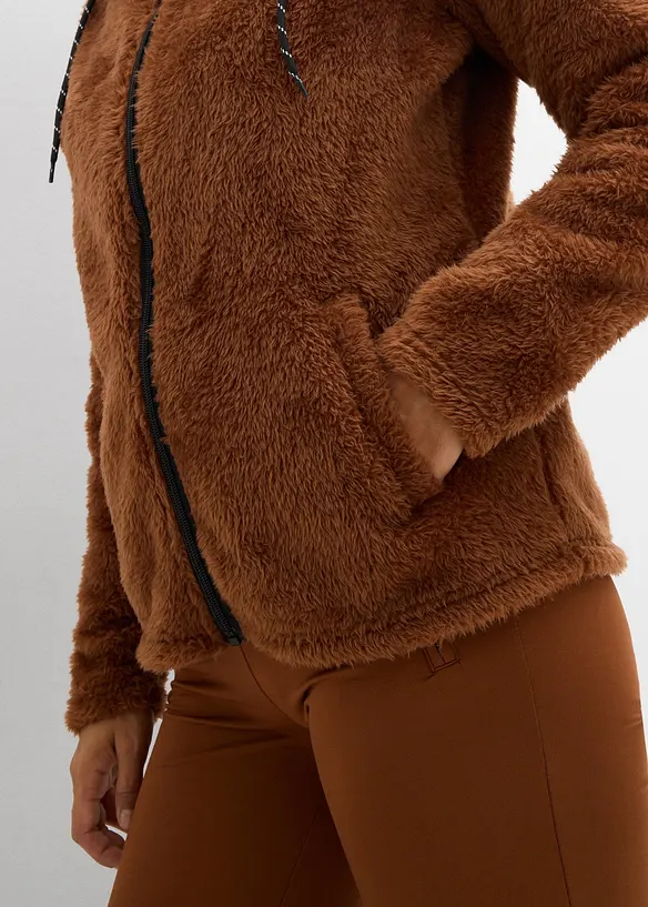 Bunda z medv&iacute;dkov&eacute;ho fl&iacute;su, bonprix