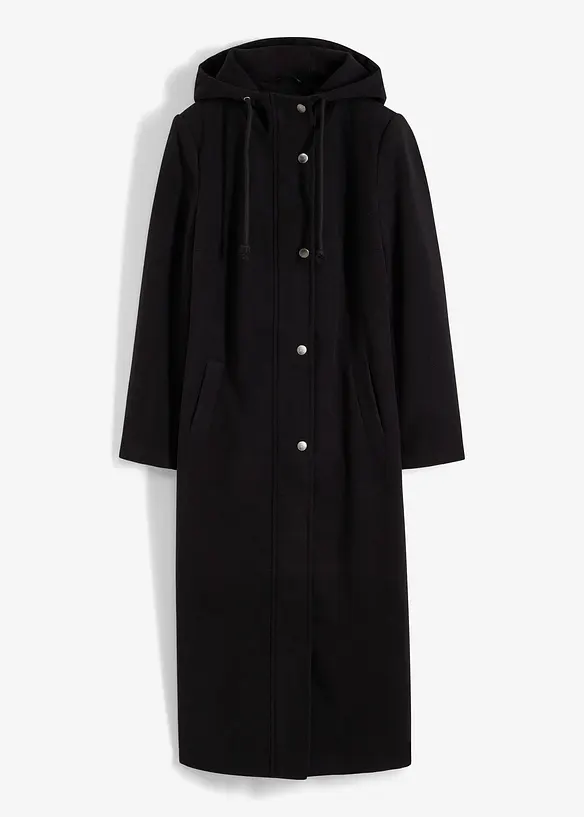 Kab&aacute;t z uměl&eacute; vlny, maxi d&eacute;lka, bonprix