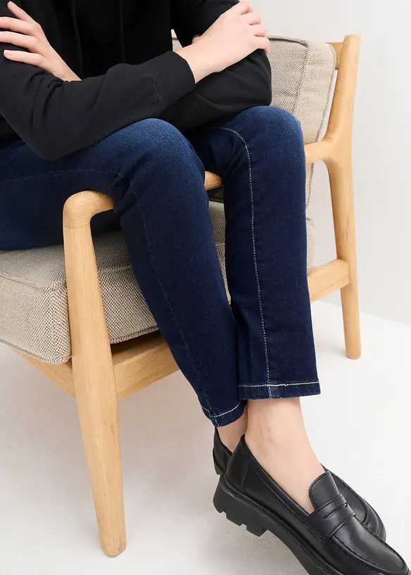 Strečov&eacute; dž&iacute;ny Boyfriend, Mid Waist, bonprix