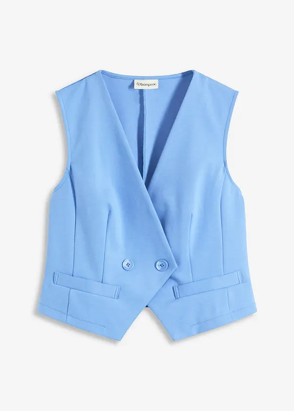 Kost&yacute;mkov&aacute; vesta z žerzeje, bonprix
