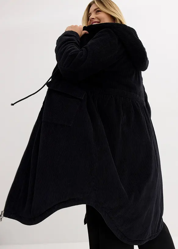 Man&scaron;estrov&yacute; kab&aacute;t s kapuc&iacute; s medv&iacute;dkov&yacute;m fl&iacute;sem, z čist&eacute; bavlny, bonprix