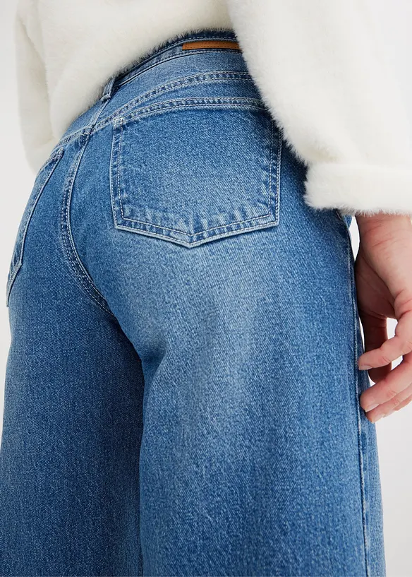 Dž&iacute;ny Wide Leg, Mid Waist, bonprix