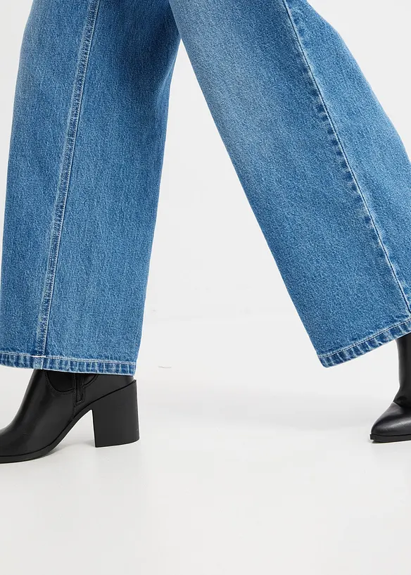 Dž&iacute;ny Wide Leg, Mid Waist, bonprix