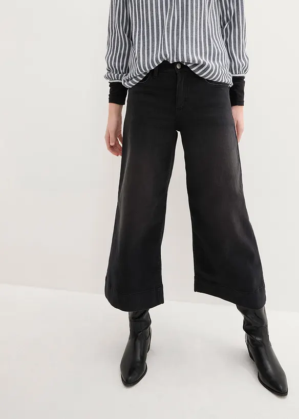 7/8 Ultra Soft dž&iacute;ny Culotte, bonprix