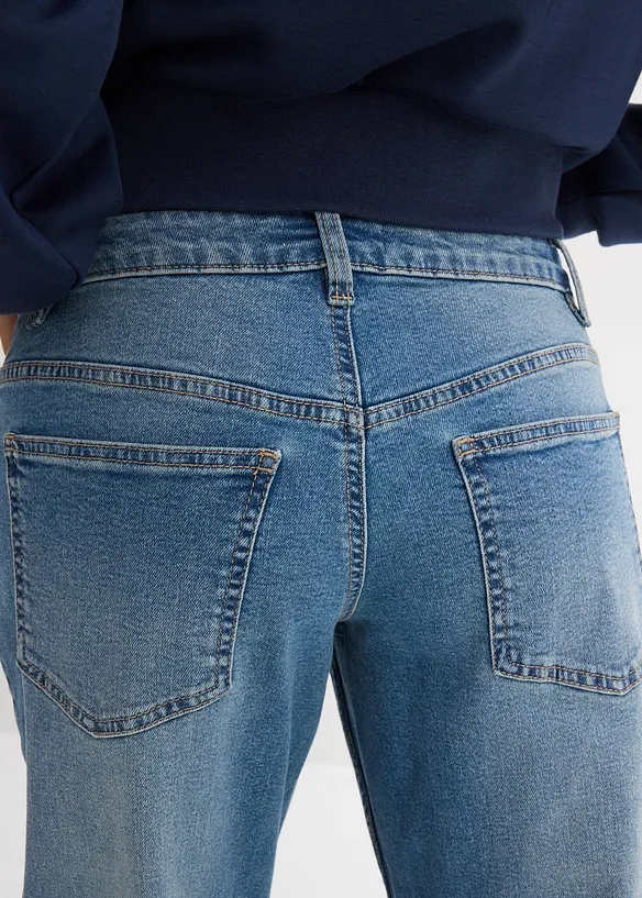 Dž&iacute;ny Barrel, Mid Waist, bonprix