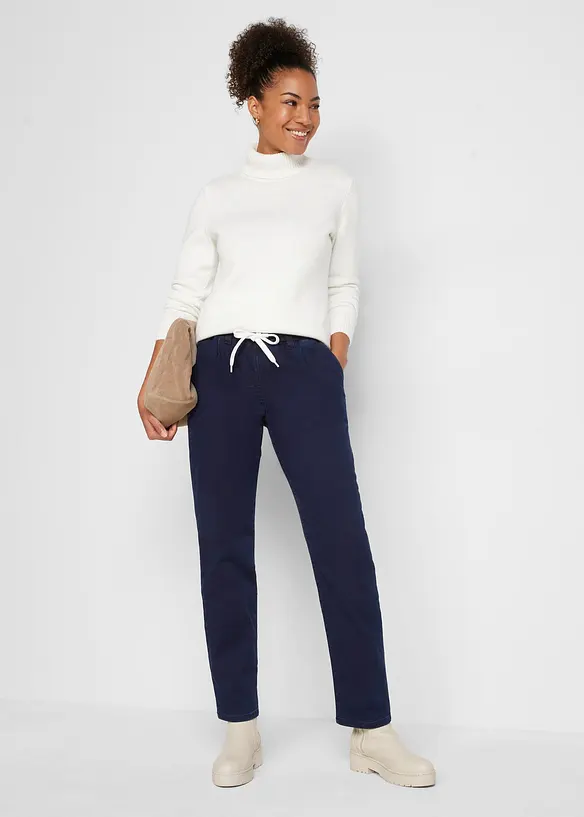 Termo dž&iacute;ny s pohodlnou pasovkou, bonprix